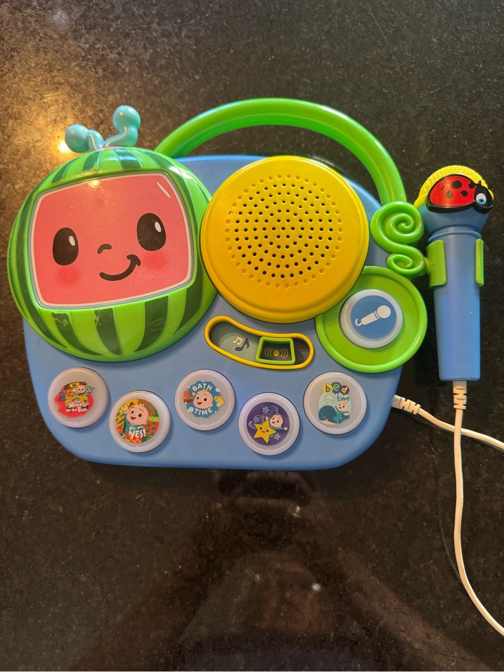 Cocomelon Sing-Along Boombox Green & Blue